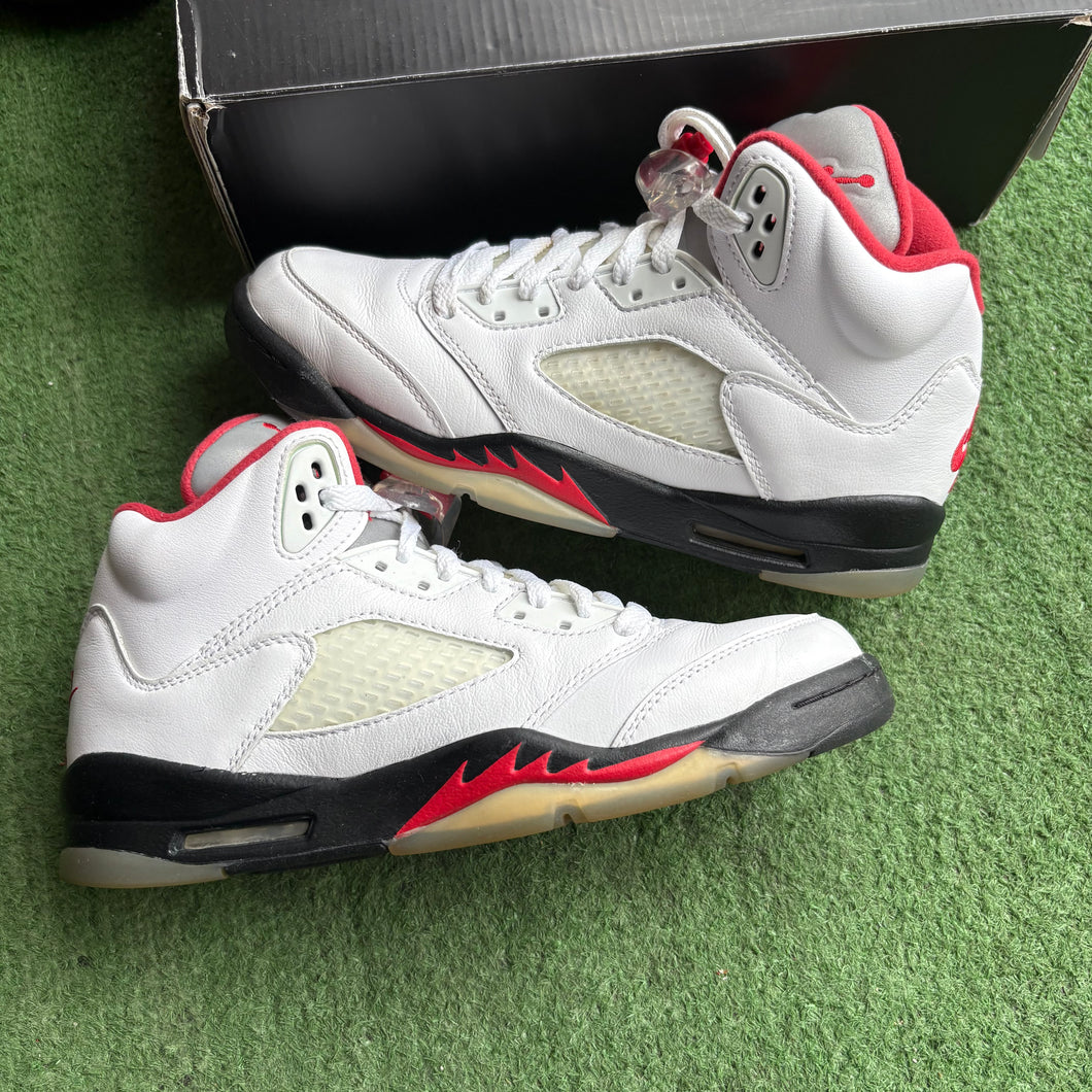 Jordan Fire Red 5s Size 6.5Y