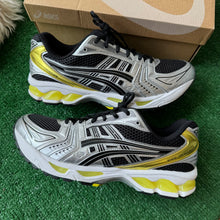 Load image into Gallery viewer, ASICS Black Lemon Spark Gel Kayano 14s Size 9.5
