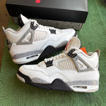 Load image into Gallery viewer, Jordan White Cement 4s Size 9
