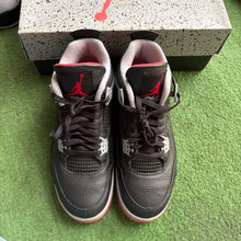 Load image into Gallery viewer, Jordan Reimagined Bred 4s Size 9.5
