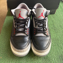 Load image into Gallery viewer, Jordan Black Cement 3s Size 10.5
