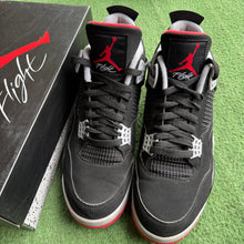 Load image into Gallery viewer, Jordan 2019 Bred 4s Size 10.5
