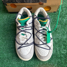 Load image into Gallery viewer, Nike Off White Lot 20 Low Dunks. Size 9.5. $140.
