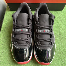 Load image into Gallery viewer, Jordan Bred Low 11s Size 11.5
