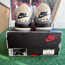 Load image into Gallery viewer, Jordan Reimagined White Cement 3s Size 12
