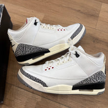 Load image into Gallery viewer, Jordan Reimagined White Cement 3s Size 10

