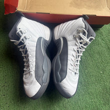 Load image into Gallery viewer, Jordan White Dark Grey 12s Size 9
