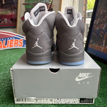 Load image into Gallery viewer, Jordan Wolf Grey 5s Size 9.5
