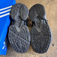 Load image into Gallery viewer, Adidas Black Adifoam Climacools Size 7Y
