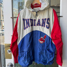 Load image into Gallery viewer, Vintage Cleveland Indians Mirage Jacket Size L
