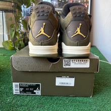 Load image into Gallery viewer, Jordan Craft Medium Olive 4s Size 9.5

