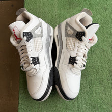 Load image into Gallery viewer, Jordan White Cement 4s Size 8
