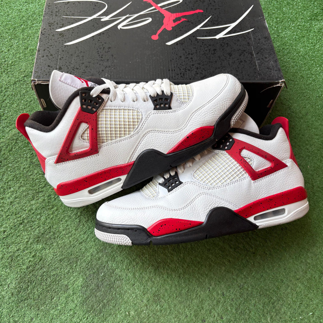 Jordan Red Cement 4s Size 10
