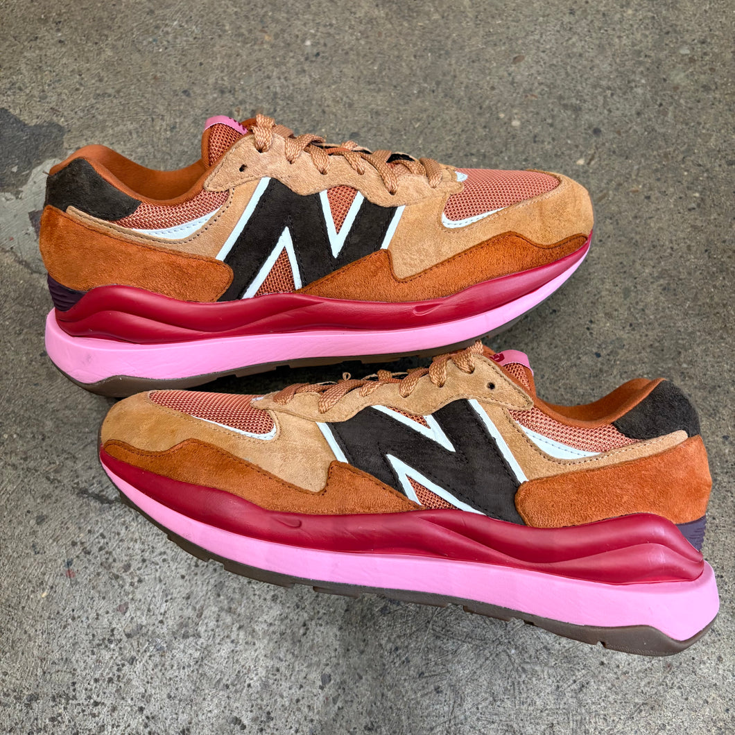 New Balance Brown Red Pink 57/40s Size 9.5