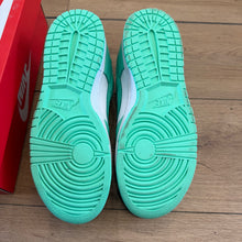 Load image into Gallery viewer, Nike Green Glow Low Dunks Size 8.5W/7M
