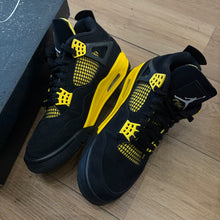 Load image into Gallery viewer, Jordan Yellow Thunder 4s Size 9.5
