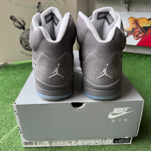 Load image into Gallery viewer, Jordan Wolf Grey 5s Size 11
