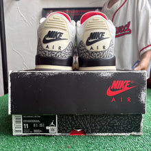 Load image into Gallery viewer, Jordan Reimagined White Cement 3s Size 11
