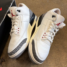 Load image into Gallery viewer, Jordan Reimagined White Cement 3s Size 11
