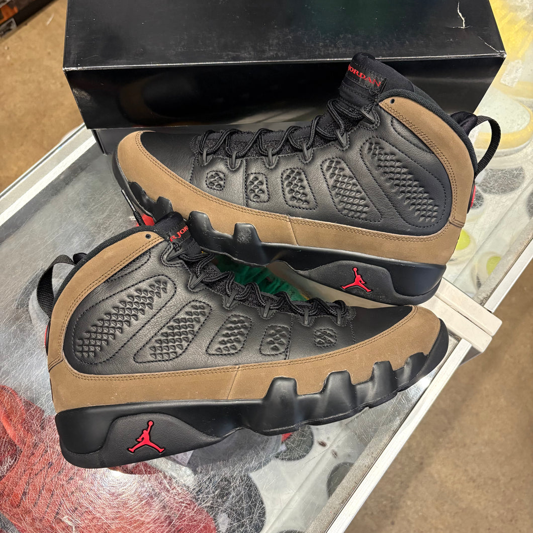 Jordan Olive 9s Size 10.5