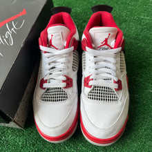 Load image into Gallery viewer, Jordan Fire Red 4s Size 6Y
