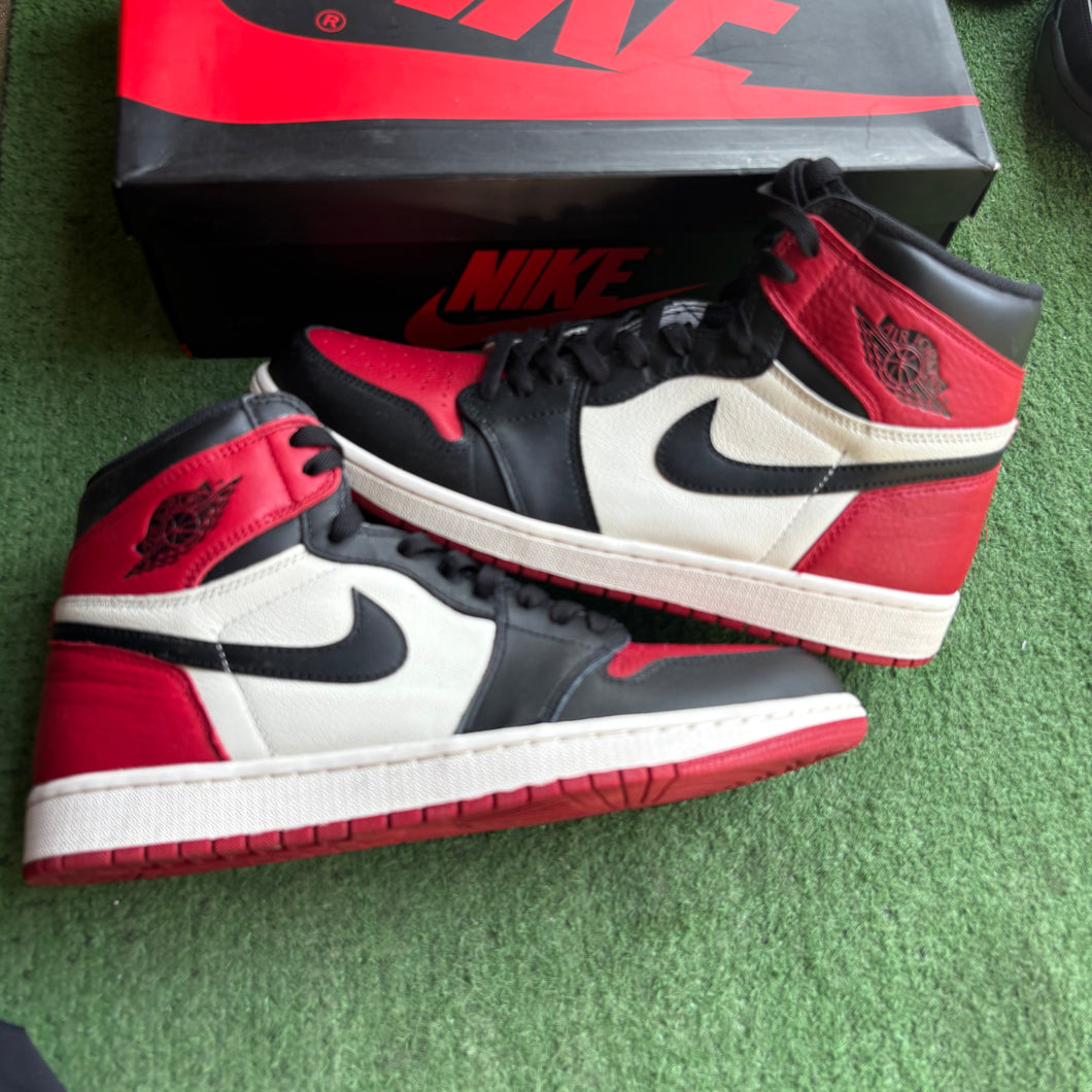 Jordan Bred Toe 1s Size 11