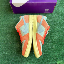 Load image into Gallery viewer, Nike SB Orange Emerald Rise Low Dunks Size 10.5
