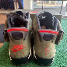 Load image into Gallery viewer, Jordan Travis Scott Olive 6s Size 11
