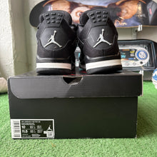 Load image into Gallery viewer, Jordan Black Canvas 4s Size 10
