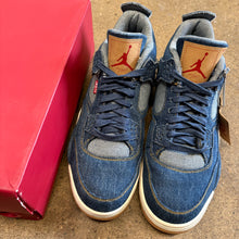 Load image into Gallery viewer, Jordan x Levi’s Denim 4s Size 10
