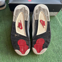 Load image into Gallery viewer, Jordan White Cement 4s Size 9.5
