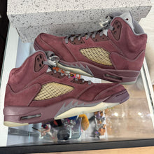 Load image into Gallery viewer, Jordan Burgundy 5s Size 10.5
