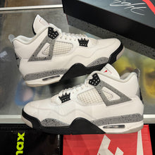 Load image into Gallery viewer, Jordan White Cement 4s Size 10.5
