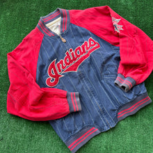 Load image into Gallery viewer, Vintage Cleveland Indians Mirage All Star Game Jacket Size M
