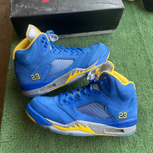 Load image into Gallery viewer, Jordan Laney Varsity Royal 5s Size 10
