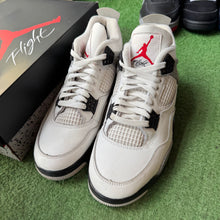 Load image into Gallery viewer, Jordan White Cement 4s Size 9
