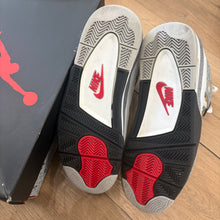 Load image into Gallery viewer, Jordan White Cement 4s Size 9

