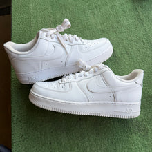 Load image into Gallery viewer, Nike All White Air Force 1s Size 10.5
