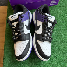 Load image into Gallery viewer, Nike SB Court Purple Low Dunks Size 13
