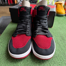 Load image into Gallery viewer, Jordan Flyknit Bred 1s Size 9
