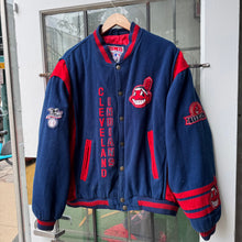 Load image into Gallery viewer, Vintage Cleveland Indians Wool Jacket Size XL
