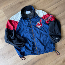 Load image into Gallery viewer, Vintage Cleveland Indians Mirage Jacket Size L
