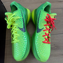 Load image into Gallery viewer, Nike Kobe Grinch Protro 6s Size 10.5
