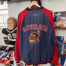 Load image into Gallery viewer, Vintage Cleveland Indians Mirage Jacket Size L
