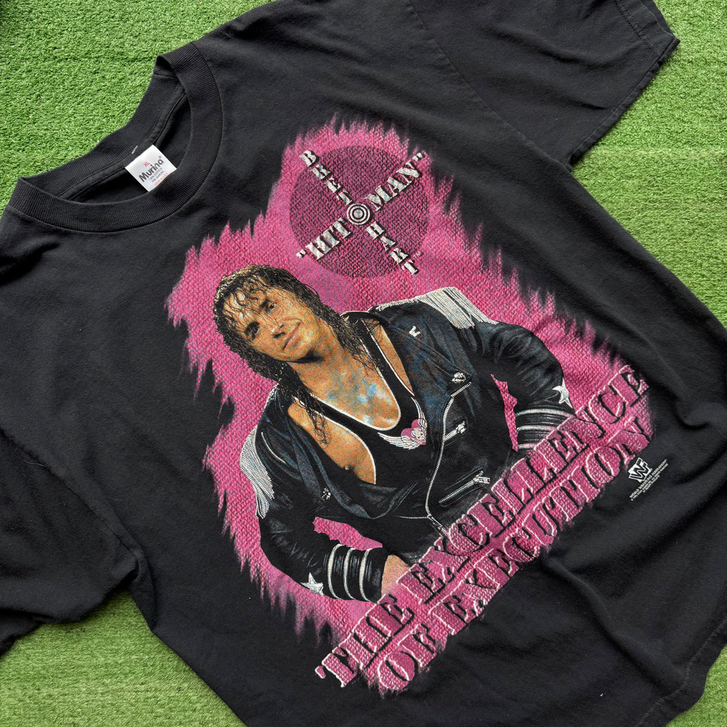 Vintage WWF Bret Hart Tee Size XL