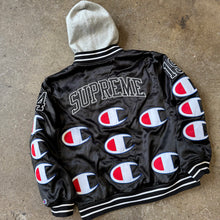 Load image into Gallery viewer, Supreme Champion Hooded Satin Jacket Size M
