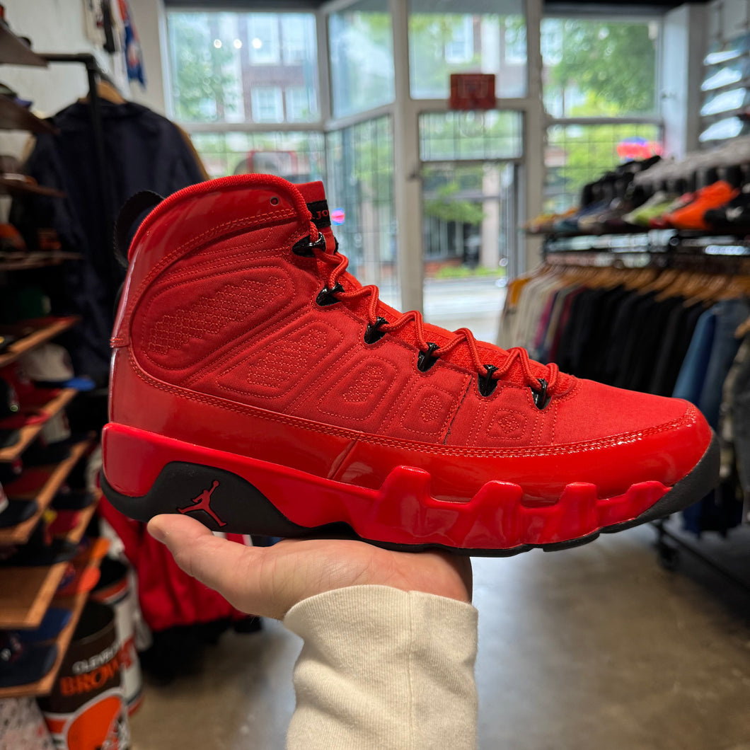 Jordan Chile Red 9s Size 12