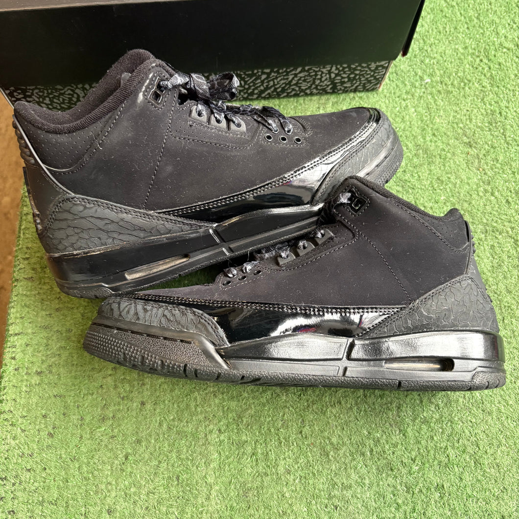 Jordan Black Cat 3s Size 7Y