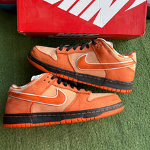 Load image into Gallery viewer, Nike SB Orange Lobster Low Dunks Size 10
