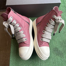 Load image into Gallery viewer, Rick Owens Mainline Jumbo Lace High Ramones Size 45.5
